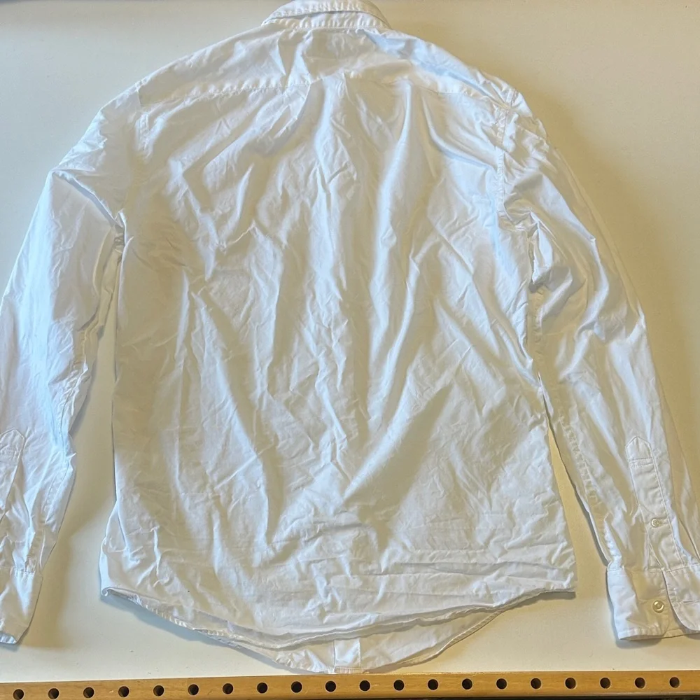 J. Crew Men's Crisp White Button Down Shirt